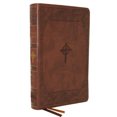 Nabre, New American Bible, Catholic Bible, Leathersoft, Brown, Comfort ...