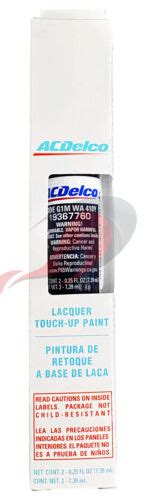 Genuine GM ACDelco Blue Velvet Metallic Touch Up Paint Code WA410Y G1M