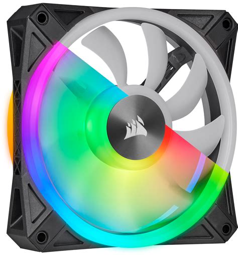 ICUE QL140 RGB 140mm PWM Dual Fan Kit With Lighting Node CORE