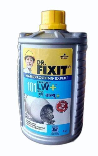 Dr Fixit Pidiproof 101 LW Plus Waterproofing Chemicals Packaging Size