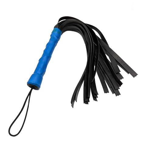 Primal Pleasures Solid Color Flogger Blue