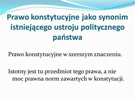 Prawo Konstytucyjne Mgr Sylwia Chamerska Wykorzystane źródła ppt