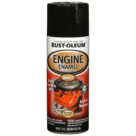 Rust Oleum High Heat Gloss Black Spray Paint And Primer In One Actual