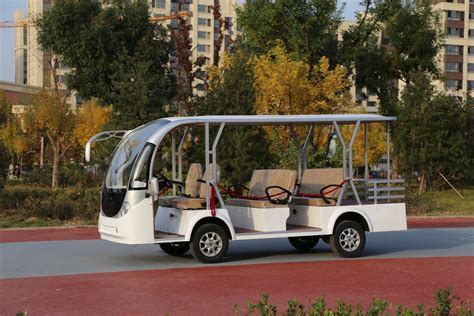 Seater W Four Wheel Sightseeing Electric Golf Cart Bus For Hotel