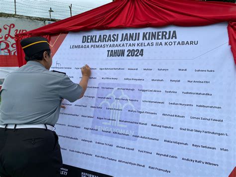 Deklarasi Janji Kinerja Dan Pembangunan Zona Integritas Di Lapas