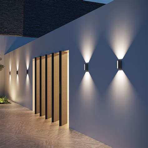 Luminario Arbotante Para Sobreponer En Muro Ml Nbr The Collection