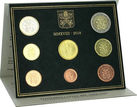 Coffret BU Euro 2018 VATICAN Armoiries du pape François I