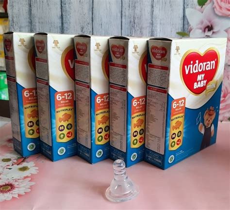 Paket Dus Bonus Nipple Dot Vidoran My Baby G Susu Formula