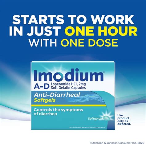 Buy Imodium A D Anti Diarrheal Medicine Softgels With Loperamide