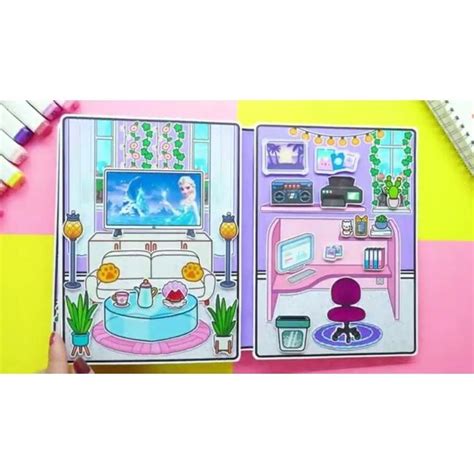 Jual Termurah Toca Boca Mainan Edukasi Paper Book Paper Doll Toca Beak