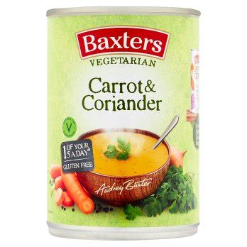 BAXTERS VEGETARIAN CARROT CORIANDER 400G Jim S