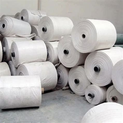 White Pp Woven Fabric Roll At Rs Kg Polypropylene Laminated Woven