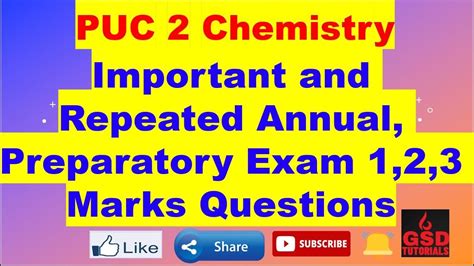 Important And Repeated Annual Preparatory Exam 1 2 3 Marks Questions