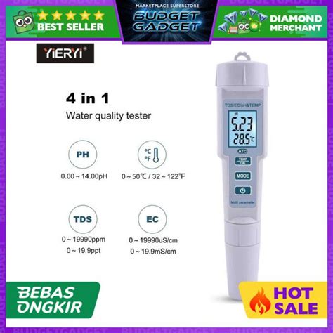 Jual Alat Ukur Kualitas Air 4 In 1 Ph Tds Ec Temperature Ph686