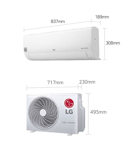 Lg 12 000 Btu Dual Inverter Split Air Conditioner With Thinq Wi Fi 4