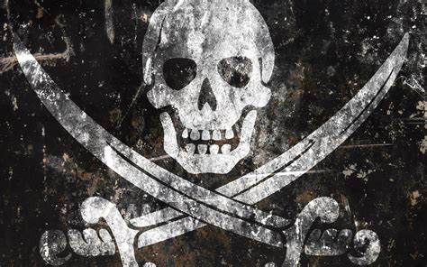 Marco Whitebeard Flag Jolly Roger Dark Black Background Simple One Piece Wallpaper