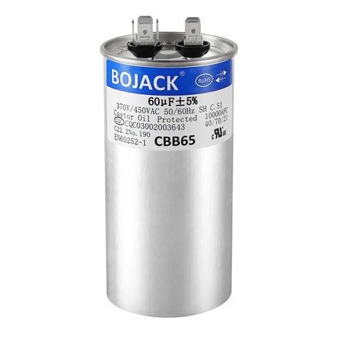 Bojack Uf Mfd V Cbb Round Run Start Capacitor For