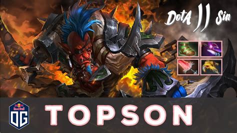 Topson Troll Warlord Dota Sea Server Midlane Gameplay Build