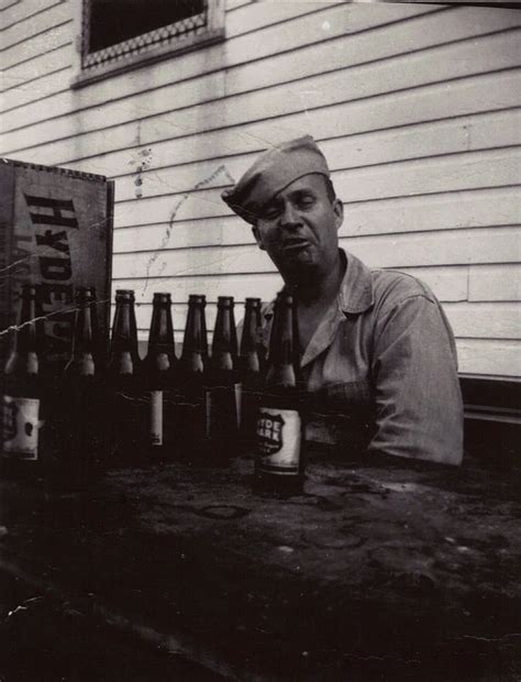 interesting vintage snapshots capture people posing  beer