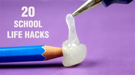 20 Awesome School Life Hacks Youtube