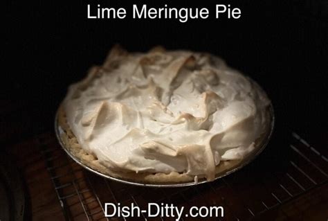 Lime Meringue Pie Recipe Dish Ditty