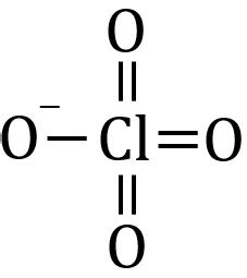 Perchlorate Ion Lewis Structure