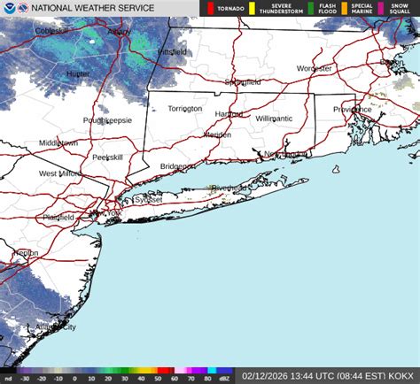 Radar for New York City Manhattan