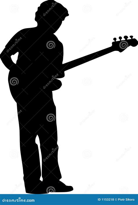 Guitarist Silhouette Royalty Free Stock Photos Image