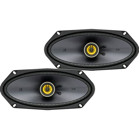 Kicker Cs Series 4x10 Inch 225 Watt 2 Way Coaxial Car Speakers With Rms