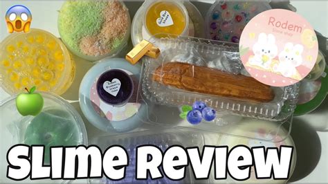 Rodem Slime Review Honest Famous Shop Review Slime Asmr