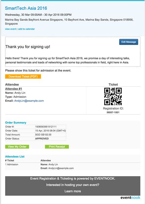 Can I customize the registration confirmation email?