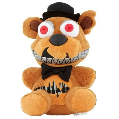 Nightmare Freddy Fazbear Brown Bear Plush - 8" FNAF Plush Stuffed ...