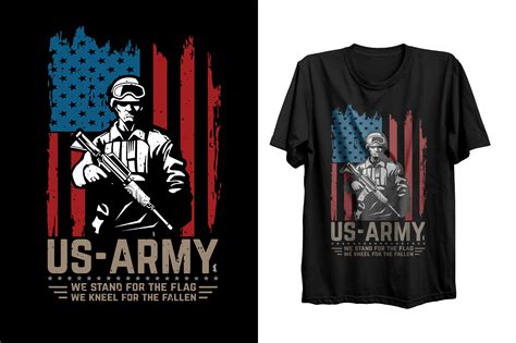 T Shirt Design Us Army Graphic By Design Invention · Creative Fabrica