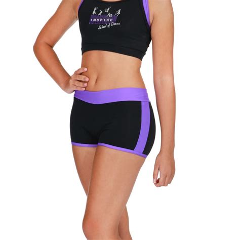 Panelled Deep Band Hot Pants