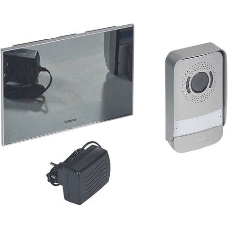 Legrand Kit Portier Visiophone Avec Interphone Et Cran Miroir Pouces