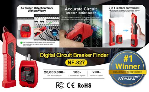 Noyafa Nf Ac Circuit Breaker Finder Electric Tester With