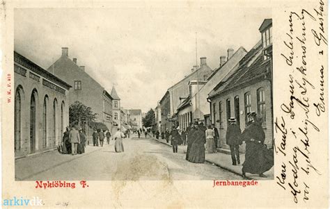 arkiv dk Jernbanegade Nykøbing F