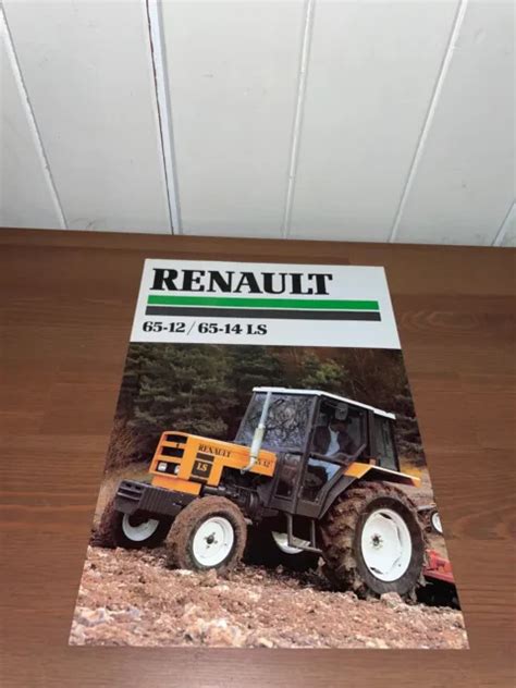 Brochure Prospekt Prospectus Tracteur Renault Ls Tractor