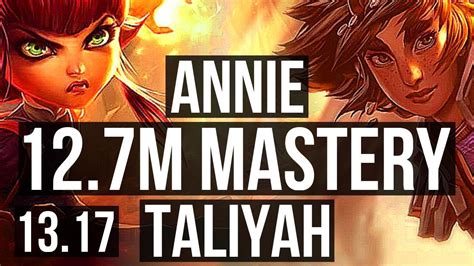 Annie Vs Taliyah Mid M Mastery Games Legendary