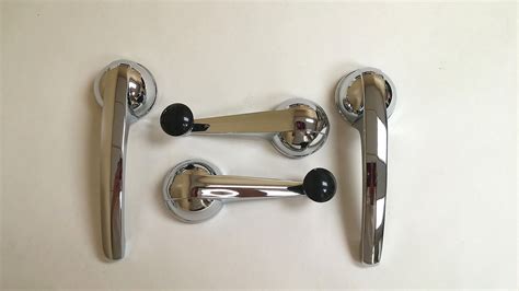 1947 1966 Chevy GMC Truck Pickup Interior Chrome Door Handle Window