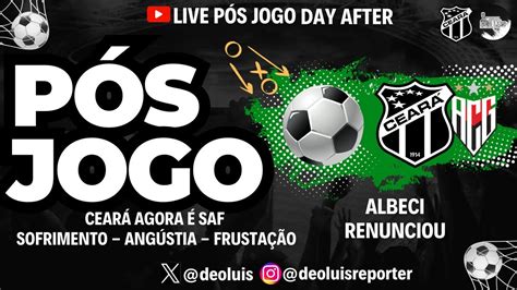 Live P S Jogo Day After Cear Virou Saf Sofrimento Ang Stia E