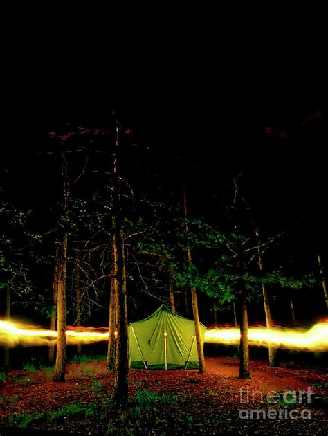 Camping In The Deep Woods Photograph By Tom Jelen