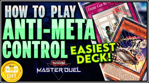 How To Play Anti Meta Control Easiest Deck Yu Gi Oh Master Duel