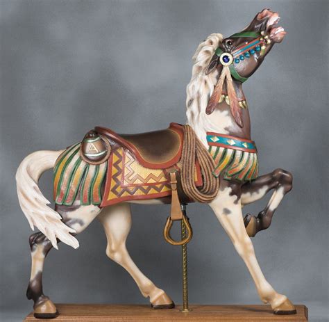 Carved Carousel Horse By Philadelphia Toboggan Co