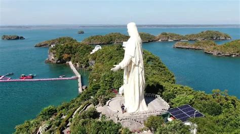 Arial Video of a Statue of Jesus Christ in Brazil Filmed from All Angles with a Drone Stock ...