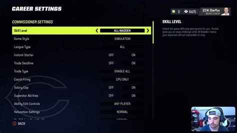 Advanced Sliders And Settings For Realistic Madden 23 Gameplay YouTube