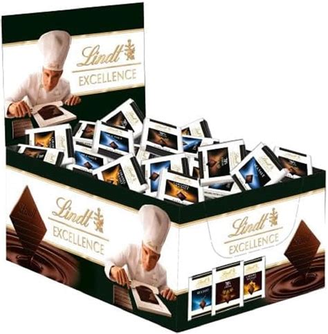 Lindt Distributeur de carrés de chocolat noir EXCELLENCE 70 Cacao