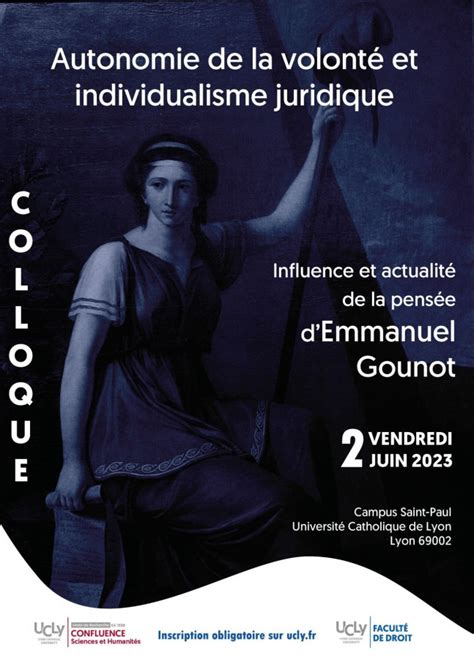 Autonomie de la volonté et individualisme juridique Portail