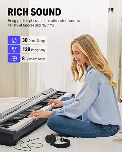 Donner DEP 10 Digital Piano 88 Key Semi Weighted Full Size Electric