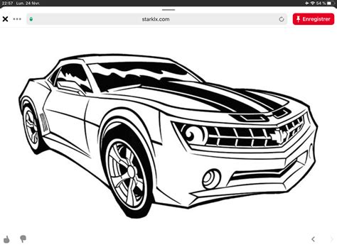 Camaro Coloring Pages Printable